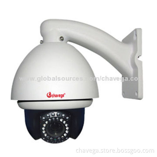4-inch 1,000TVL IR High-speed PTZ Dome Security Camera with 12V DC, 2A, OSD Menu
